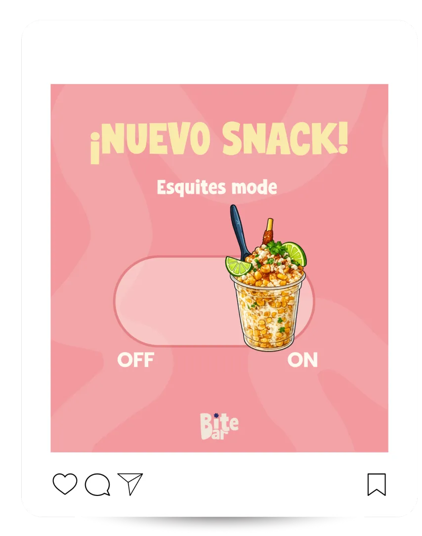 Post promocional para Bite Bar